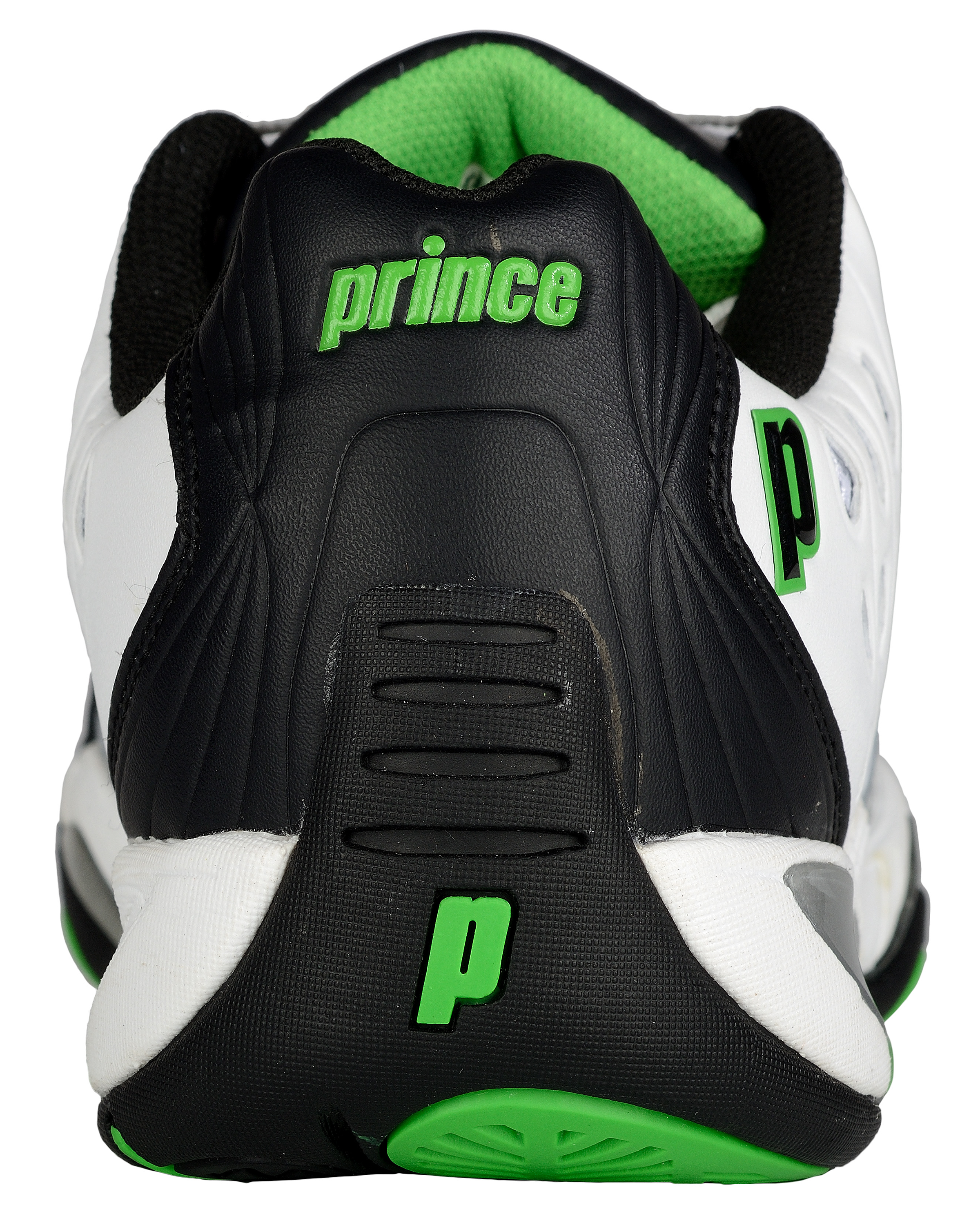 T22 Men White Black Green Prince Tennis